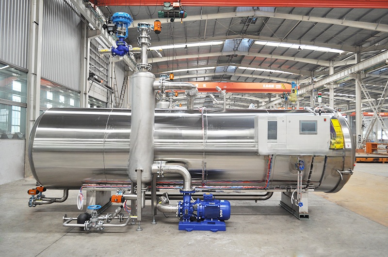 Side spray sterilization kettle